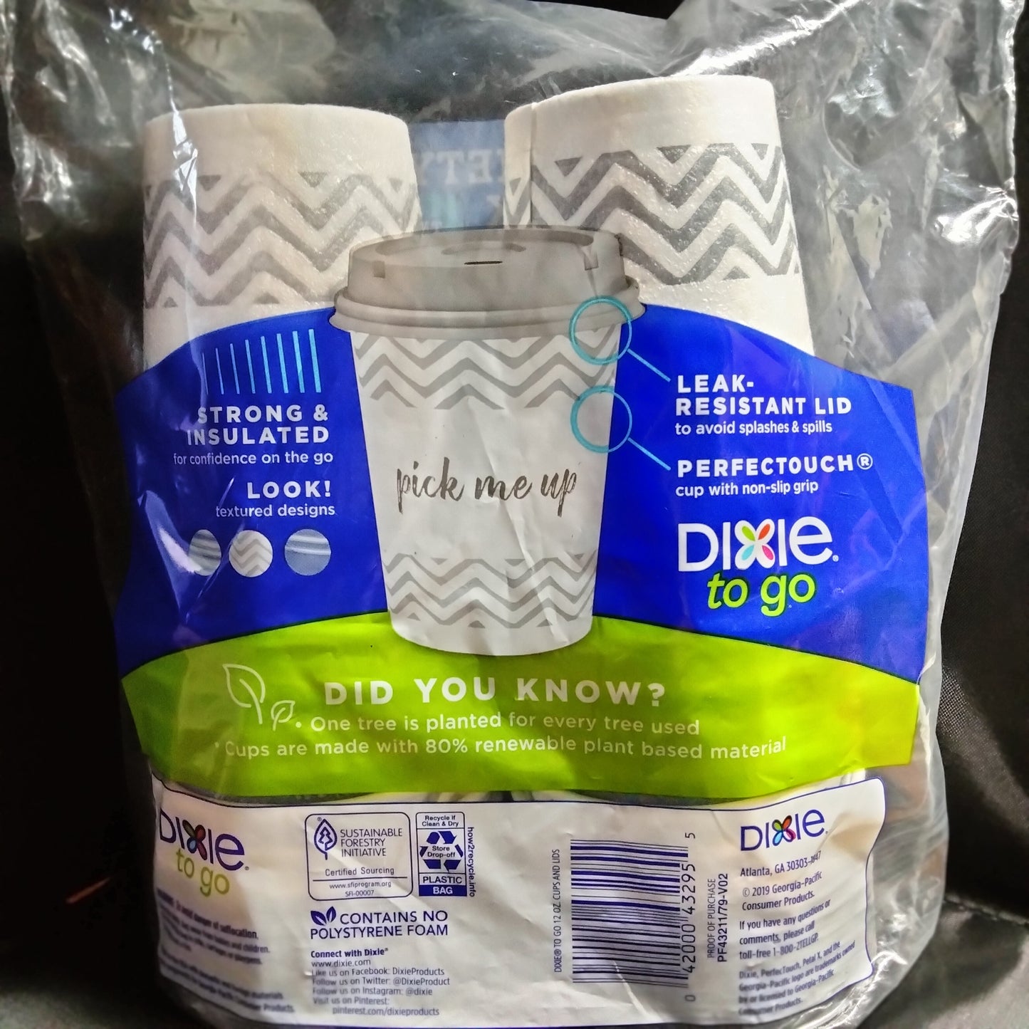 Dixie to go cups 12oz pk14